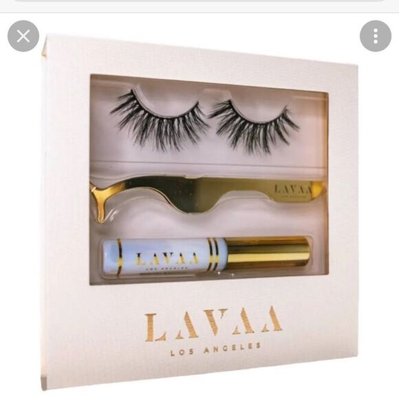 LAVAA Los Angeles Flirty Lash Set 3D Mink Lashes up to 30 wears per pair - Picture 1 of 3